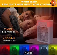 Portable USB-Powered Water-Cooled Mist Cooling Fan