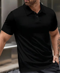 Men's Summer Shirt with Letter Print – Light Business Style