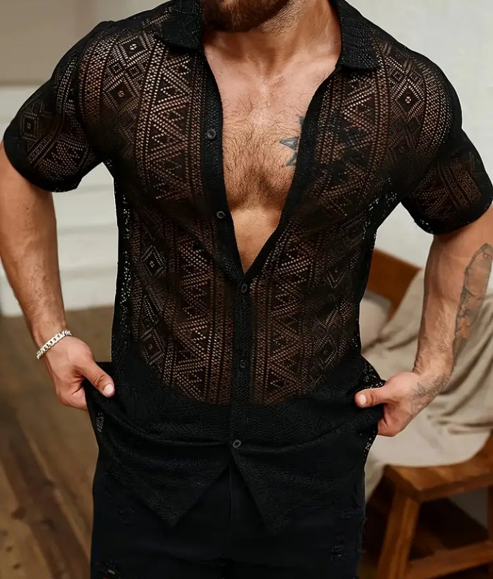 Men's Breathable Short Sleeve Shirt