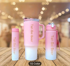Tumbler 3-in-1 Gradient Portable Water Bottle Set – 1500ml + 900ml + 300ml