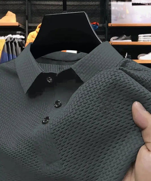 Men's Summer Shirt with Letter Print – Light Business Style