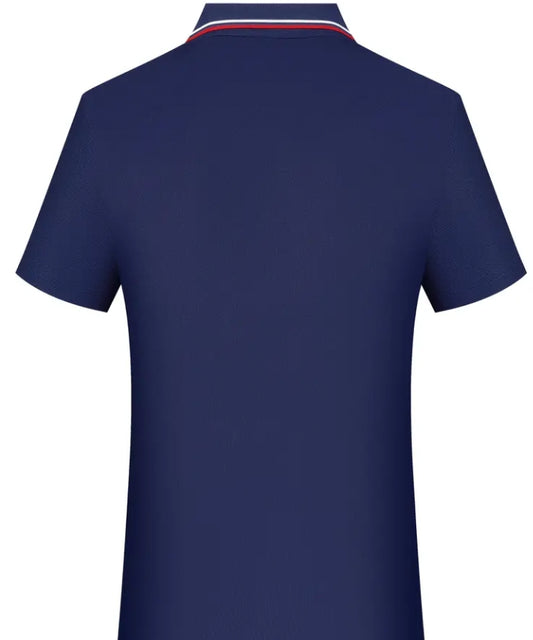 Men's Lightweight Polyester Short Sleeve Shirt with Ribbed