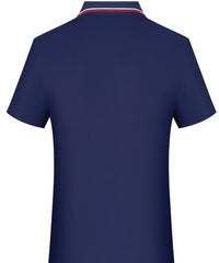 Men's Lightweight Polyester Short Sleeve Shirt with Ribbed