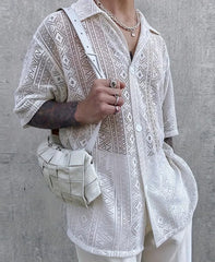 Men's Breathable Short Sleeve Shirt