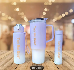 Tumbler 3-in-1 Gradient Portable Water Bottle Set – 1500ml + 900ml + 300ml