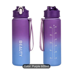 Large-Capacity Frosted Plastic Water Bottle