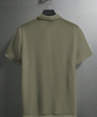 Men's Summer Shirt with Letter Print – Light Business Style