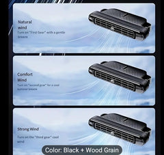 1 set, Portable Car Seat cool Fan