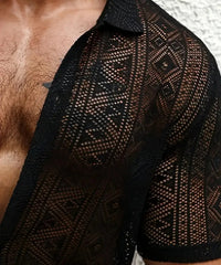 Men's Breathable Short Sleeve Shirt