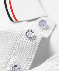 Men's Lightweight Polyester Short Sleeve Shirt with Ribbed