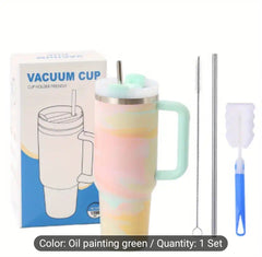 1pc Stainless Steel Insulated Travel Mug Set