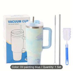 1pc Stainless Steel Insulated Travel Mug Set