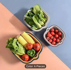 Colander Set Double-Layer Drain Baskets