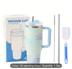 1pc Stainless Steel Insulated Travel Mug Set