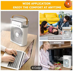 Portable USB-Powered Water-Cooled Mist Cooling Fan