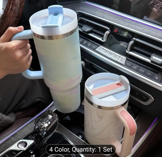 1pc Stainless Steel Insulated Travel Mug Set