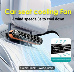 1 set, Portable Car Seat cool Fan