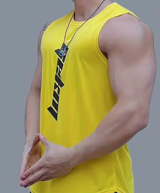 Men's Stylish Sleeveless Shirt - Top