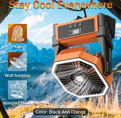 Portable LED Lantern cooler Fan