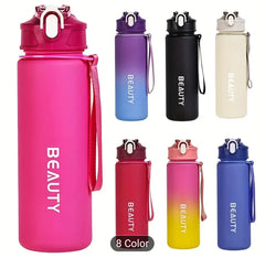 Large-Capacity Frosted Plastic Water Bottle