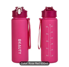 Large-Capacity Frosted Plastic Water Bottle