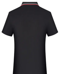 Men's Lightweight Polyester Short Sleeve Shirt with Ribbed