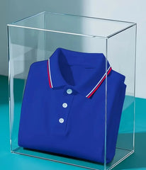 Men's Lightweight Polyester Short Sleeve Shirt with Ribbed