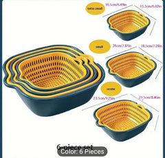 Colander Set Double-Layer Drain Baskets