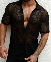 Men's Breathable Short Sleeve Shirt