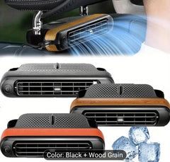1 set, Portable Car Seat cool Fan