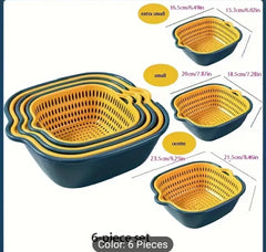 Colander Set Double-Layer Drain Baskets