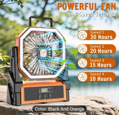 Portable LED Lantern cooler Fan