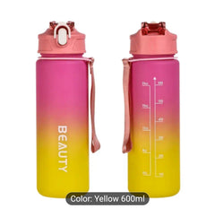 Large-Capacity Frosted Plastic Water Bottle