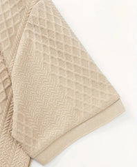 Men's Casual Striped Short Sleeve Polo Shirt –