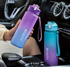 Large-Capacity Frosted Plastic Water Bottle