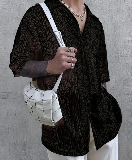 Men's Breathable Short Sleeve Shirt