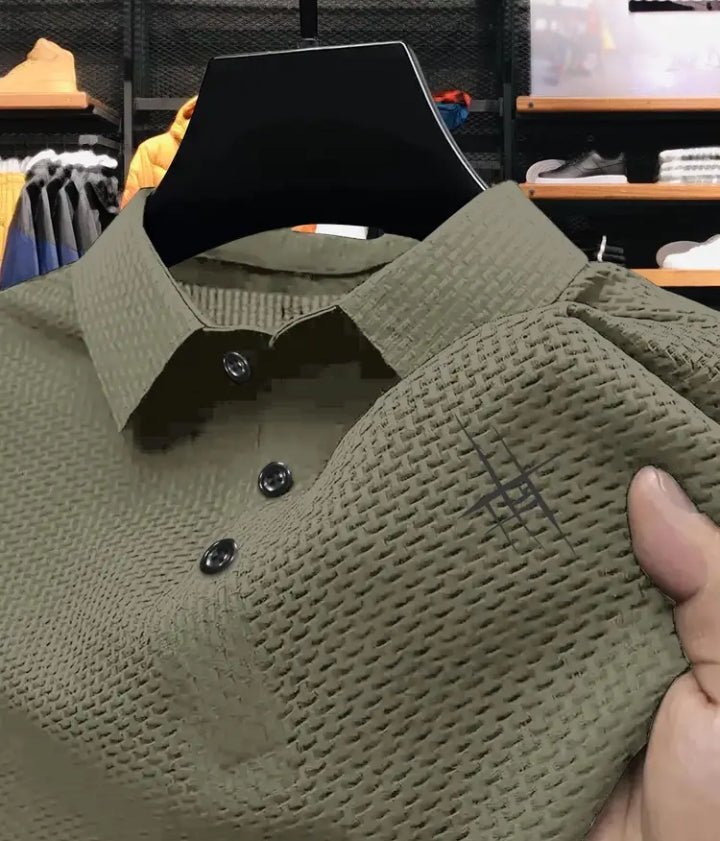 Men's Summer Shirt with Letter Print – Light Business Style