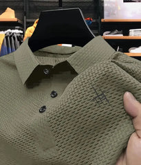 Men's Summer Shirt with Letter Print – Light Business Style