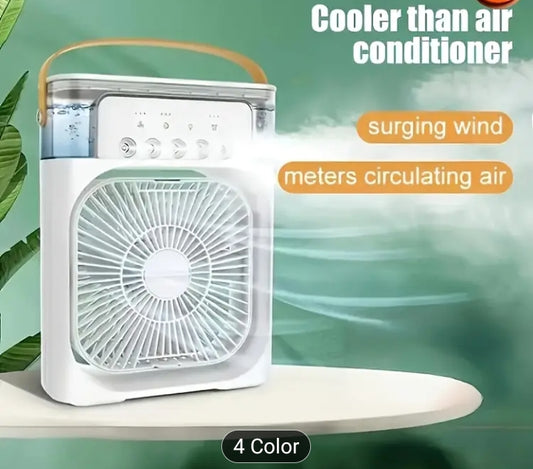 Portable USB-Powered Water-Cooled Mist Cooling Fan