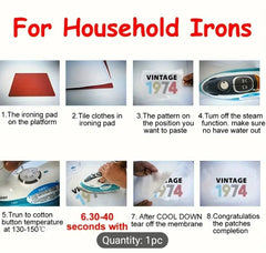 Paris Street Style Graphic Tee - Waterproof Polyester, Mix Color, No Clothing, 1pc DIY T-Shirt Sticker for T-Shirts, Jeans, Backpacks, Casual Streetwear | Bold Lettering Design | Durable Streetwear, Paris Fashion