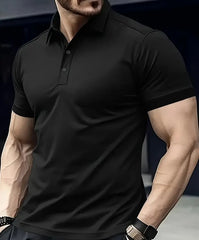 Men's Summer Shirt with Letter Print – Light Business Style