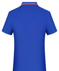 Men's Lightweight Polyester Short Sleeve Shirt with Ribbed