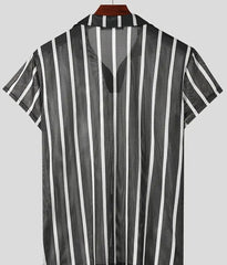 Fashionable Mesh Casual Print T-Shirt – Lightweight & Breathable